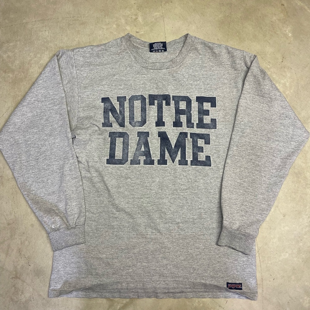 Vintage 90s Notre Dame Jansport Long Sleeve